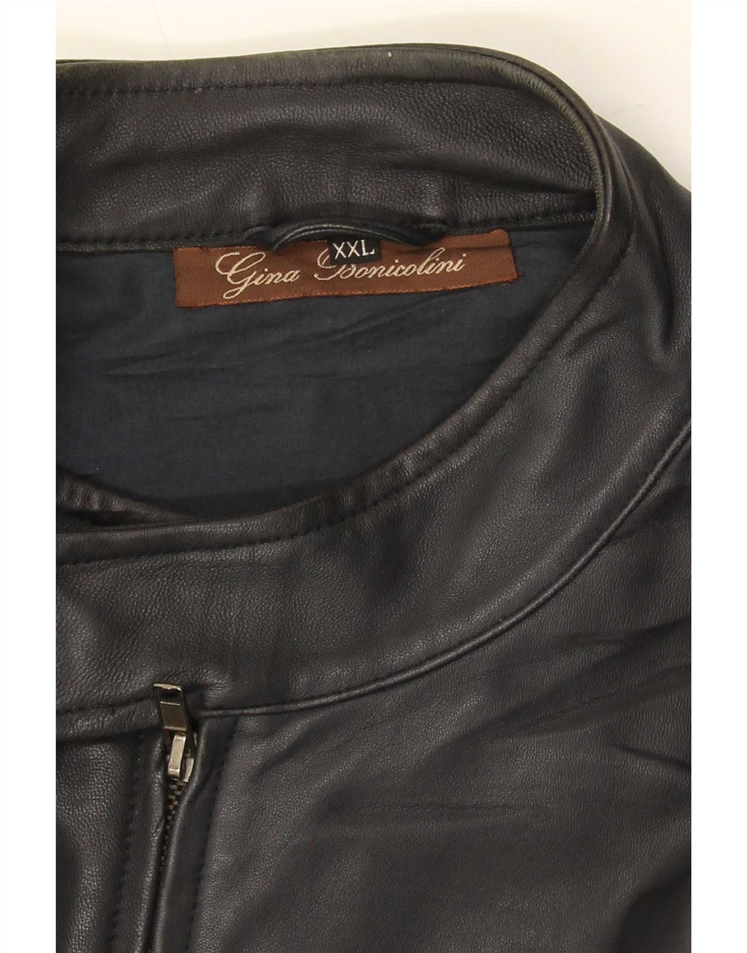 Vintage muška kožna jakna UK 44 2XL crna