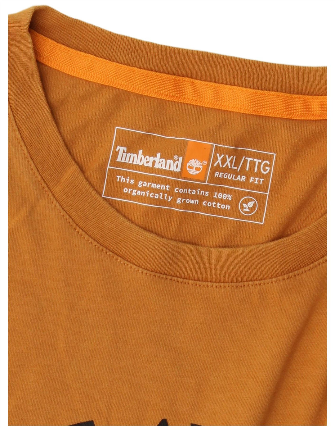 Timberland Muška majica s kratkim rukavima Regular Fit Regular Fit 2XL s narančastim logotipom