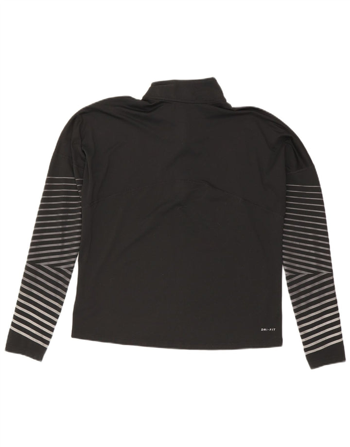 Nike Ženski Dri Fit Oversized Pulover Top Trenirka UK 14 Medium Black