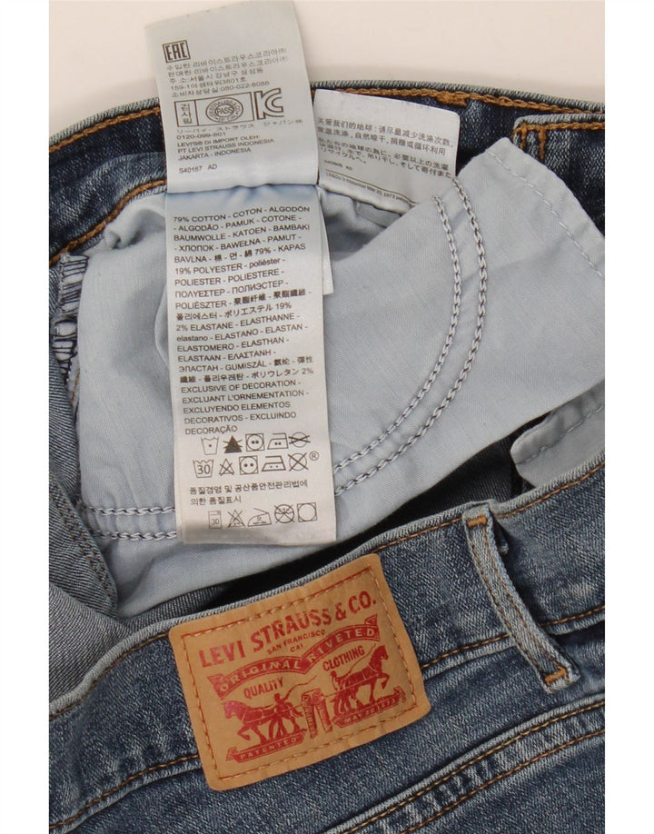 Levi's ženske traperice s klasičnim bootcutom US 6 srednje W28 L32 plavi pamuk
