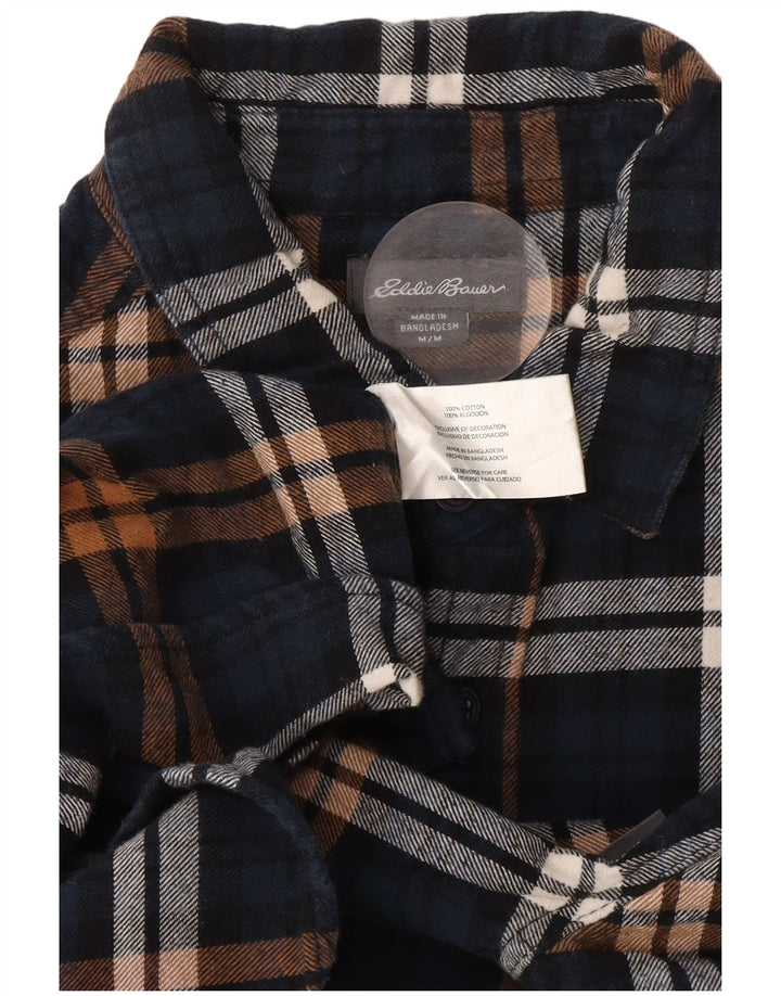 Eddie Bauer Muška flanelska košulja Srednje tamnoplavi karirani pamuk