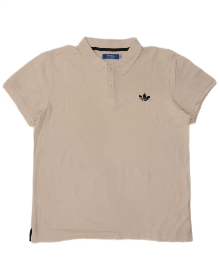 Adidas muška polo majica velika bijela pamučna