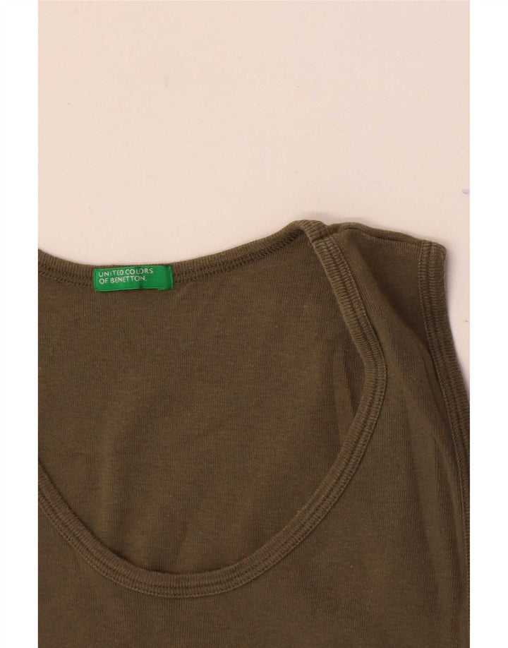 Benetton ženski gornji dio prsluka s grafičkim motivima UK 8 Small kaki
