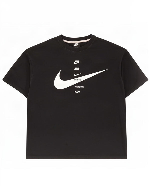 Nike muška majica kratkih rukava s grafičkim motivima XL, crni pamuk