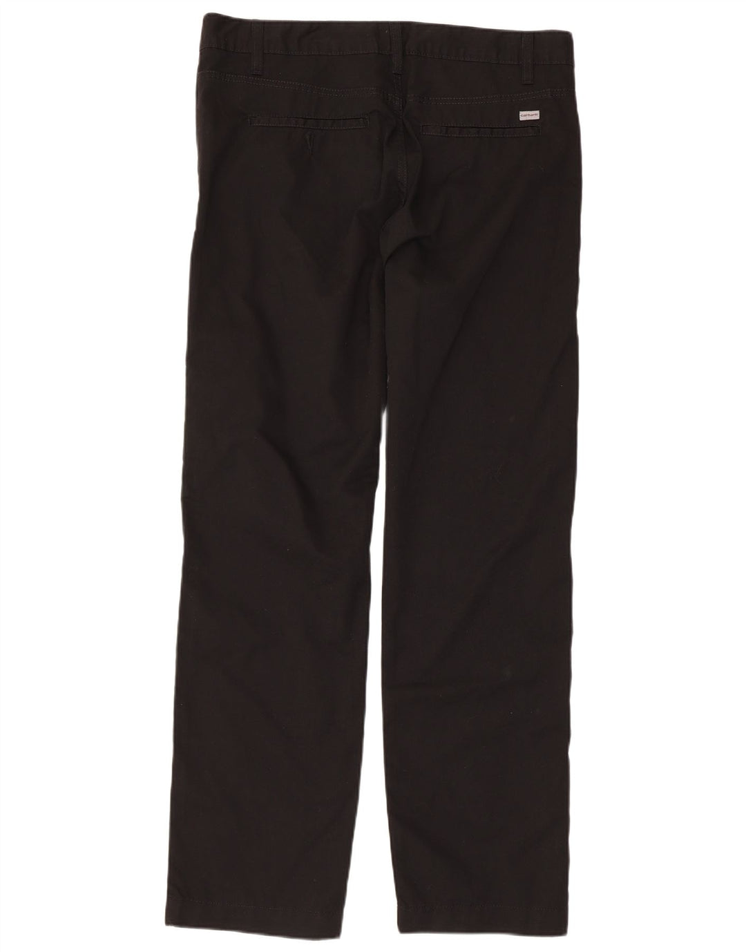 CARHARTT muške ravne chino hlače W34 L32 crni pamuk