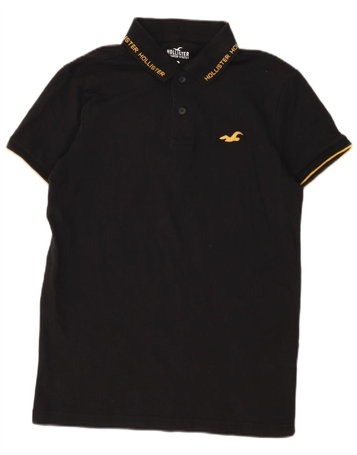 Hollister muška polo majica mala crna pamučna