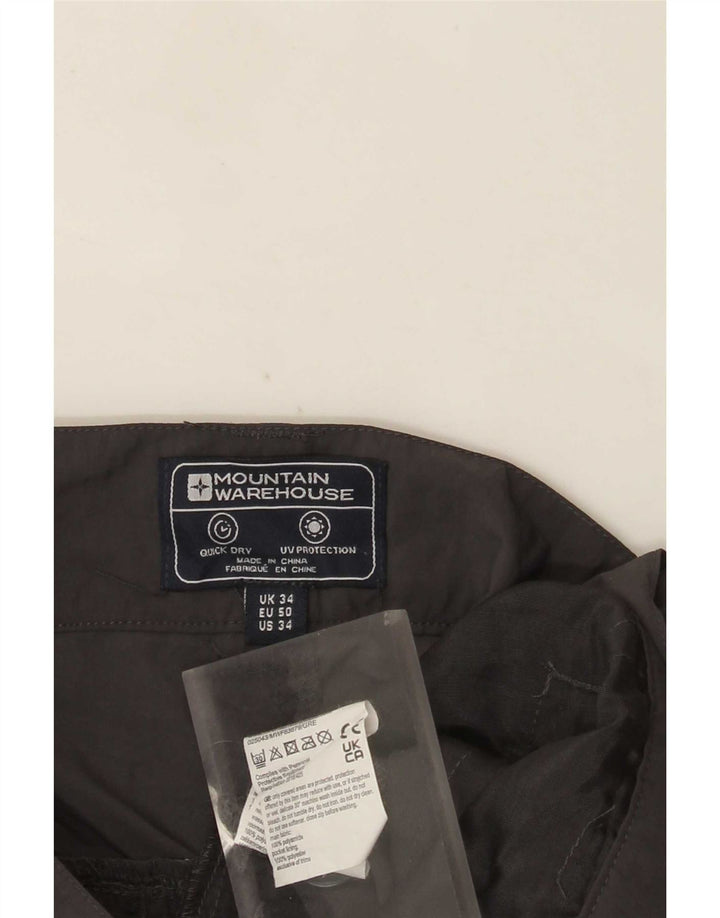 Mountain Warehouse Muške Cargo kratke hlače W34 veliki sivi poliamid