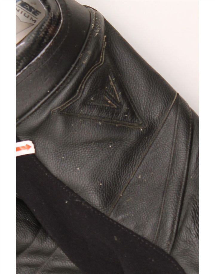 DAINESE muška kožna trkačka jakna IT 50 velika crna koža