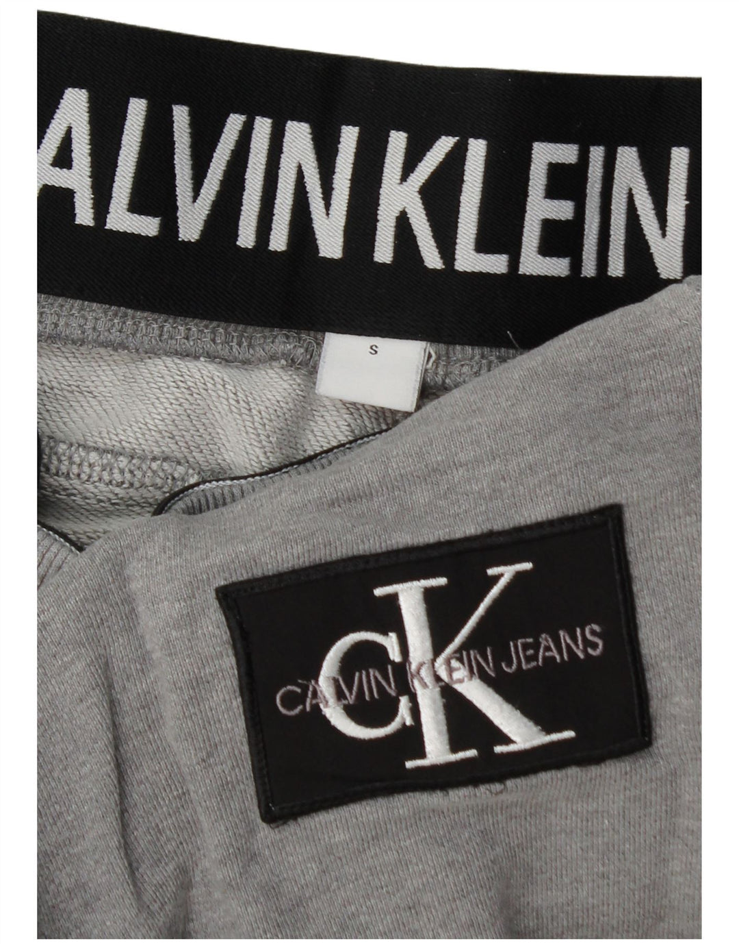 CALVIN KLEIN Muška trenirka Hlače Joggers Male sive pamučne