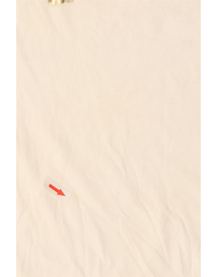 Ženska majica kratkih rukava Adidas s grafičkim motivima UK 14 Srednje bijeli pamuk