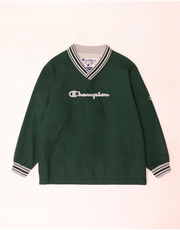 Gornja jakna trenirke Champion Graphic Pulover XL Green Colourblock