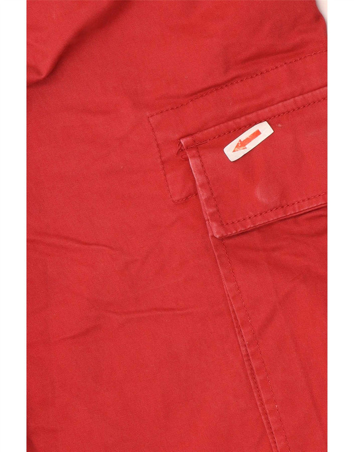 Timberland muške kargo kratke hlače opuštenog kroja W31 srednje crvene boje
