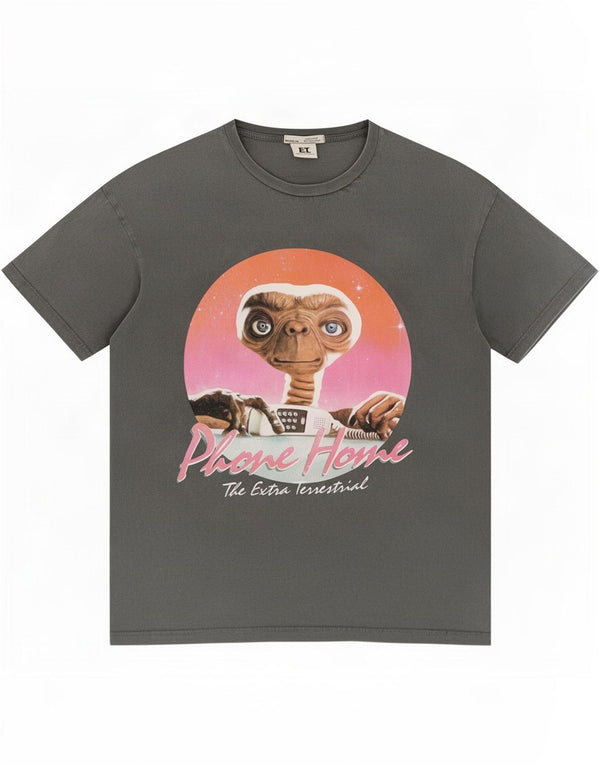 Pull & Bear Muška majica s grafičkim motivima Mali sivi pamuk