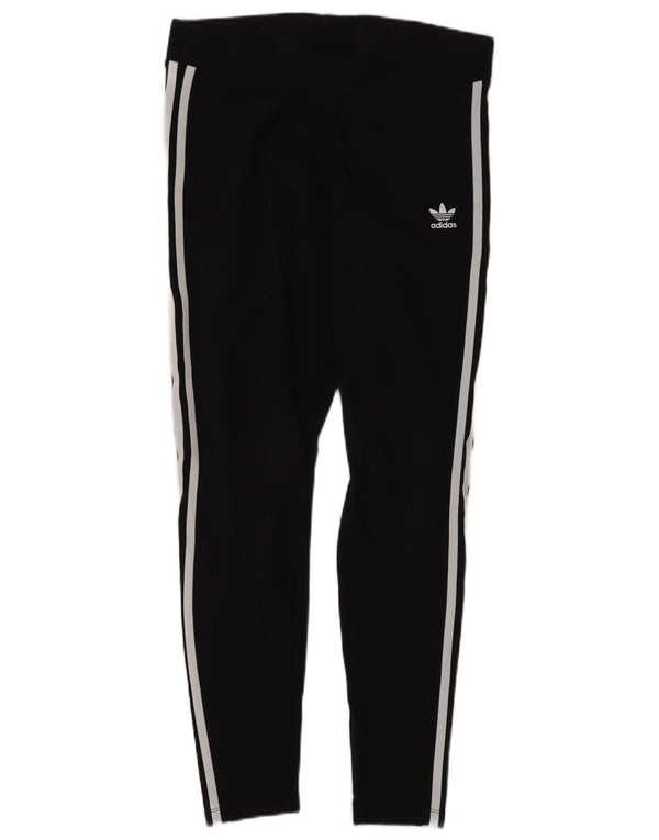 Adidas ženske tajice UK 14 Srednje crni pamuk