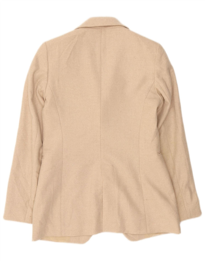 Massimo Dutti ženski sako sa 1 gumbom EU 36 XS bež vuneni