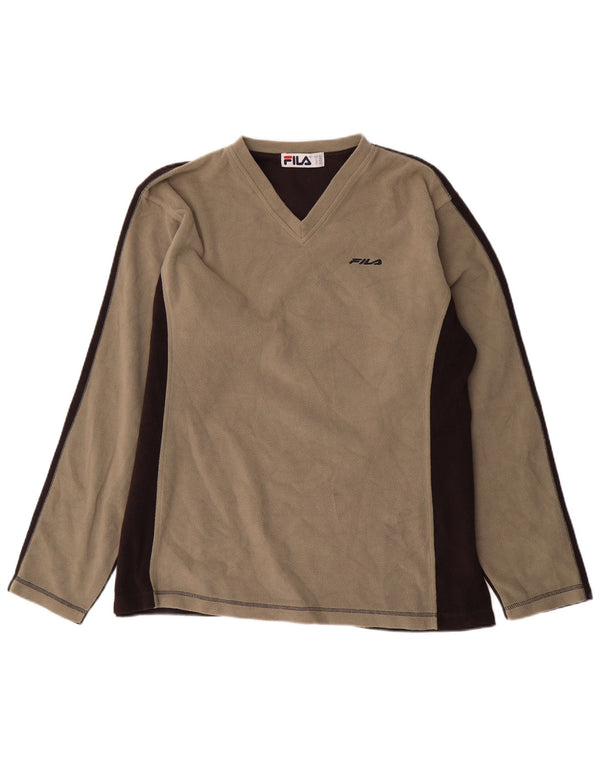 Fila ženski džemper od flisa UK 18 XL sivi poliester u boji