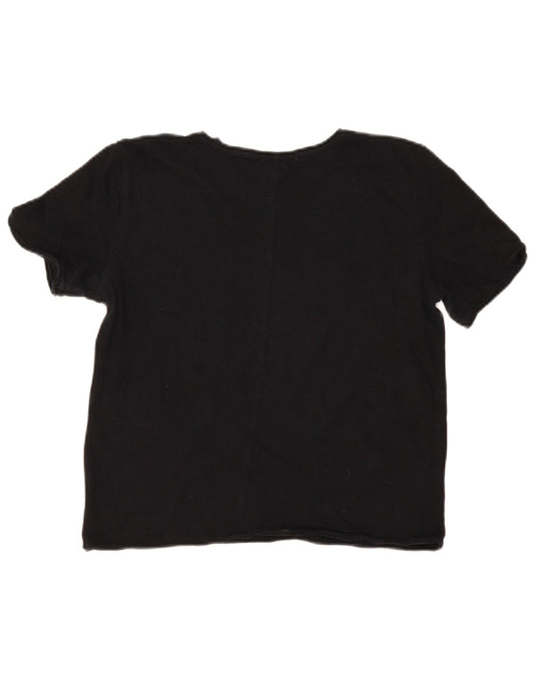 Zara ženska majica kratkih rukava UK 12 srednje crna
