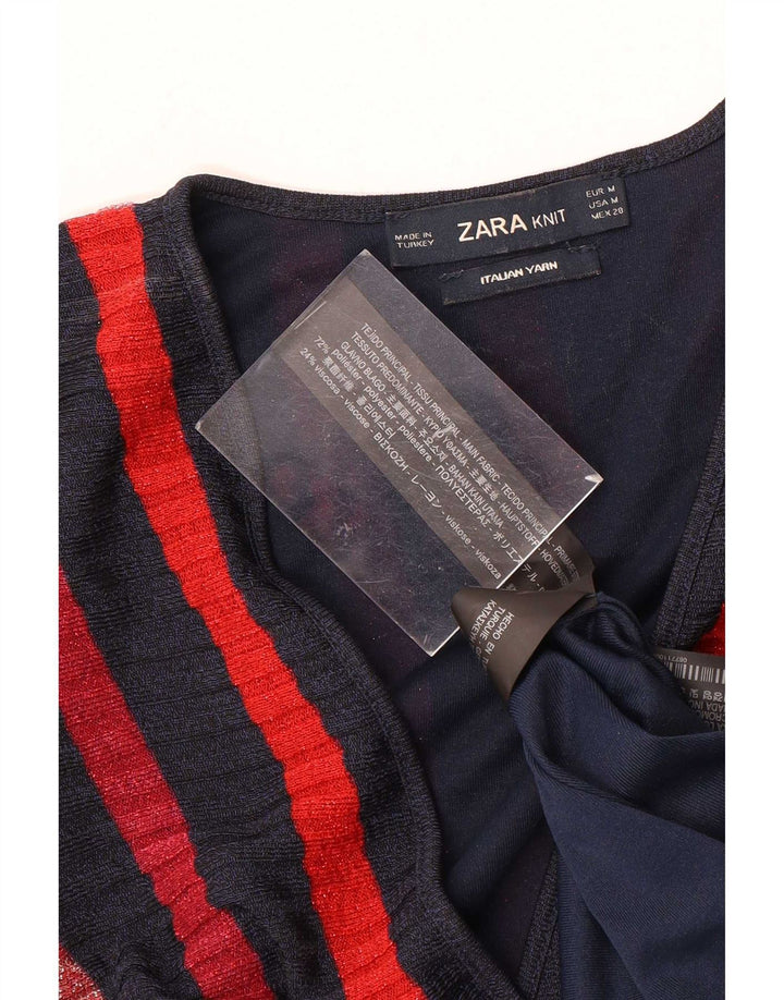 Zara ženska maksi haljina bez rukava UK 12 srednje raznobojnih pruga