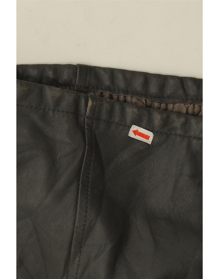 Anfor ženski kožni kaput IT 46 veliki sivi