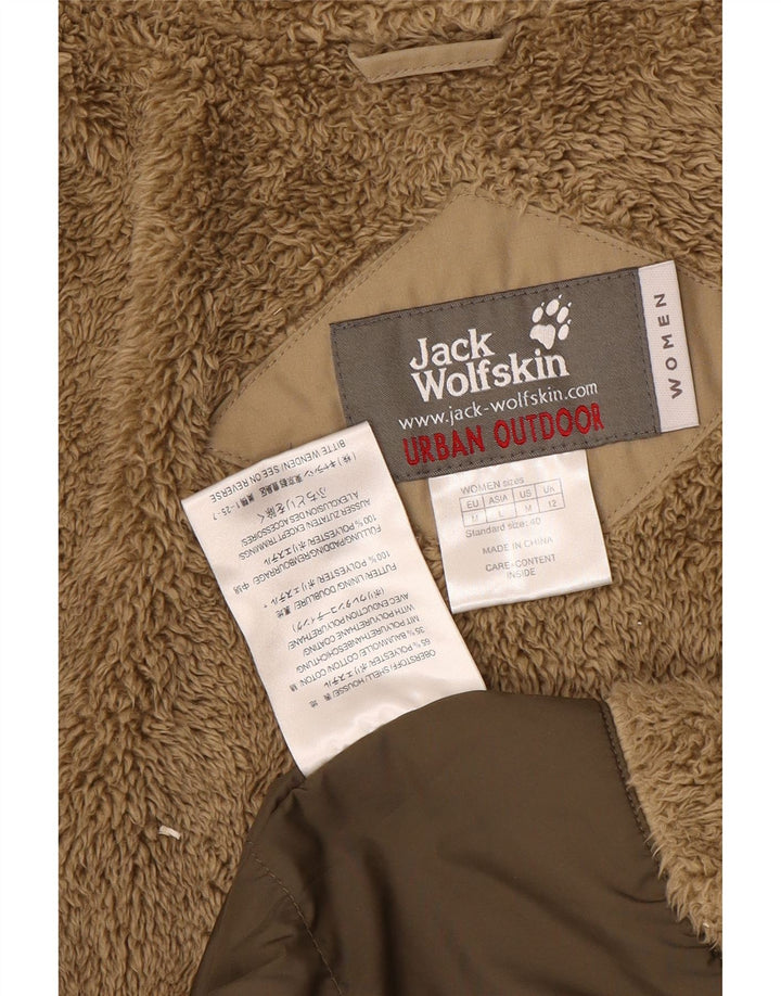 Jack Wolfskin ženska vjetrovka s kapuljačom UK 12 srednje bež boje