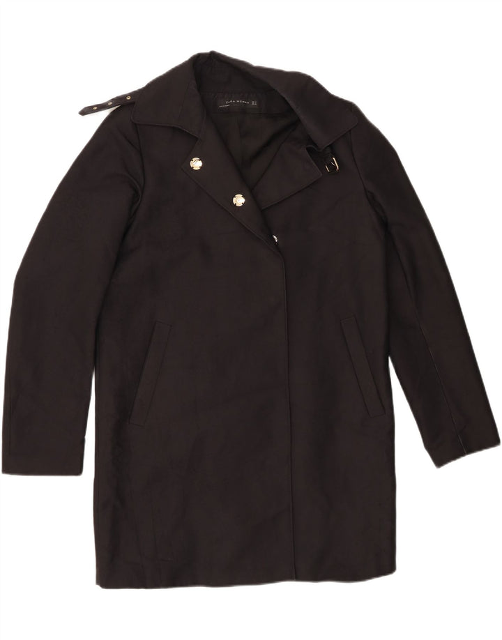 Zara ženski preveliki kaput UK 10 Small Black