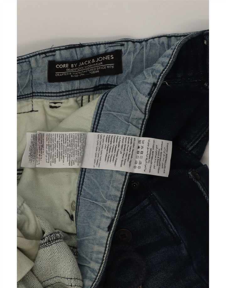 JACK & JONES Muške traper kratke hlače W34 veliki plavi pamuk