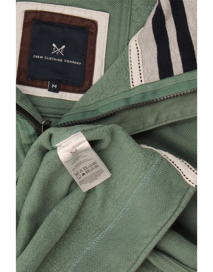Crew Clothing Muška dukserica s 1/4 patentnim zatvaračem Regular Fit srednje zelena