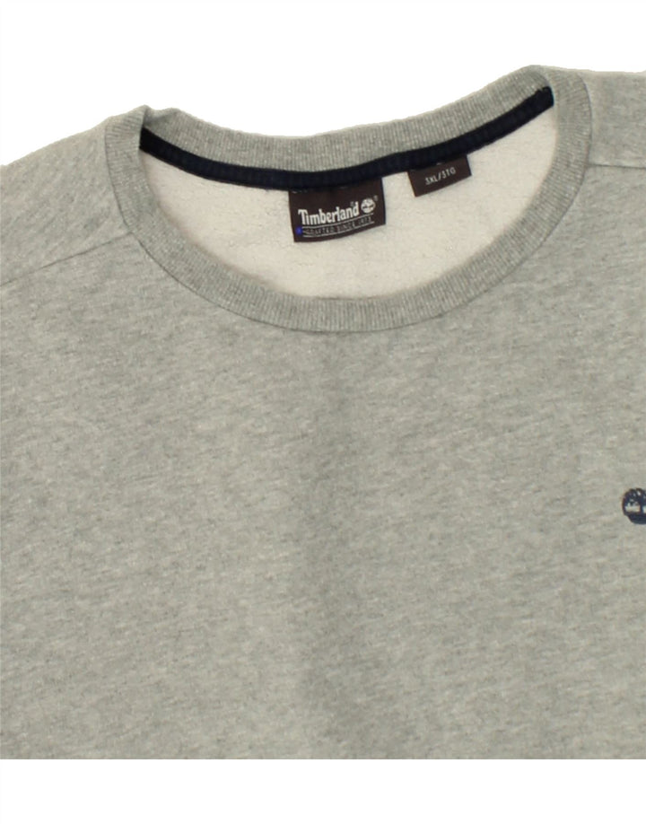 TIMBERLAND Muški džemper 3XL sivi pamuk