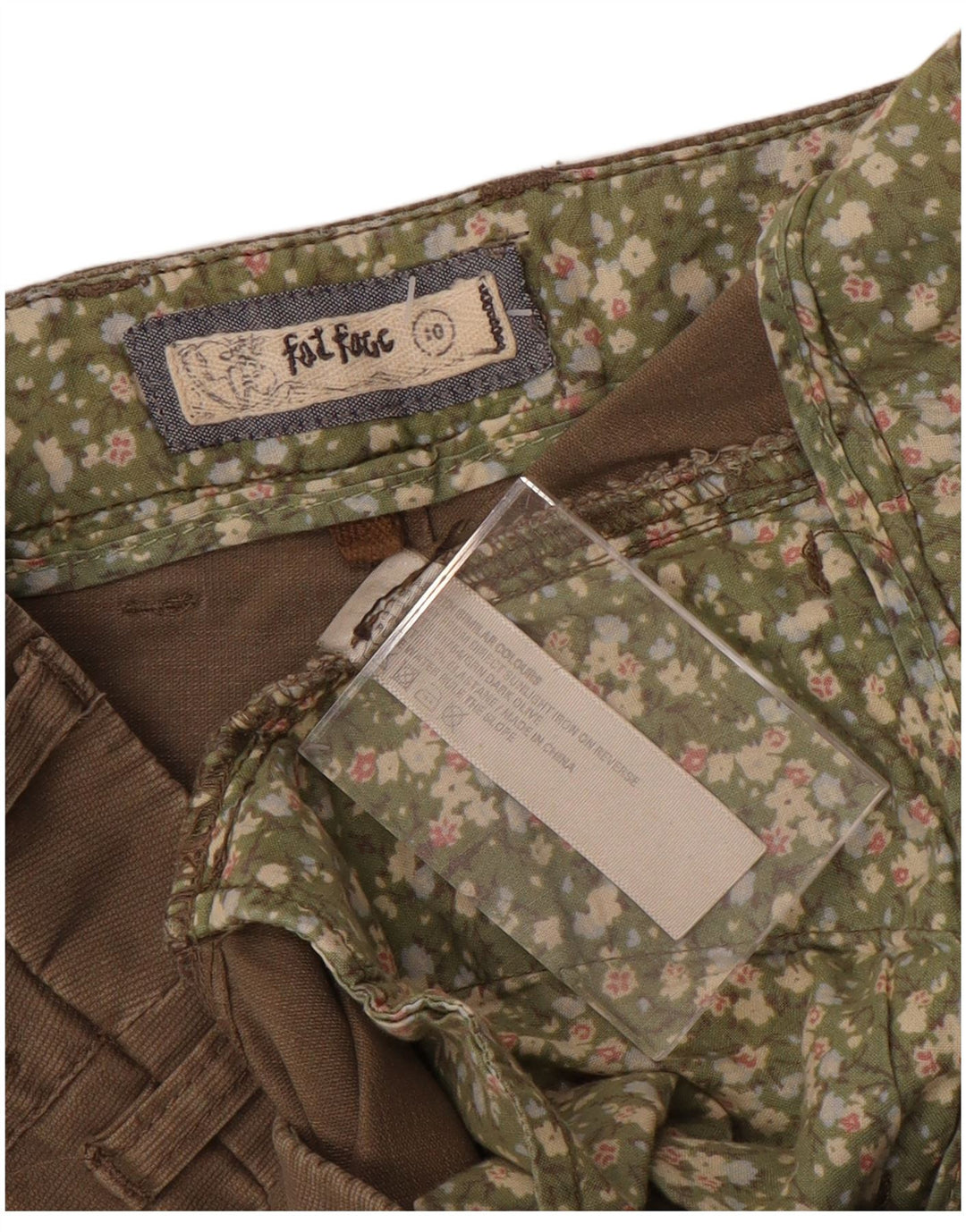 FAT FACE Ženske chino hlače niskog struka UK 10 Male W32 L31 Smeđe