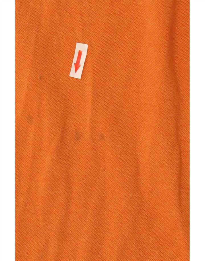 Lacoste muška polo majica dugih rukava, veličina 4, srednje narančasti pamuk