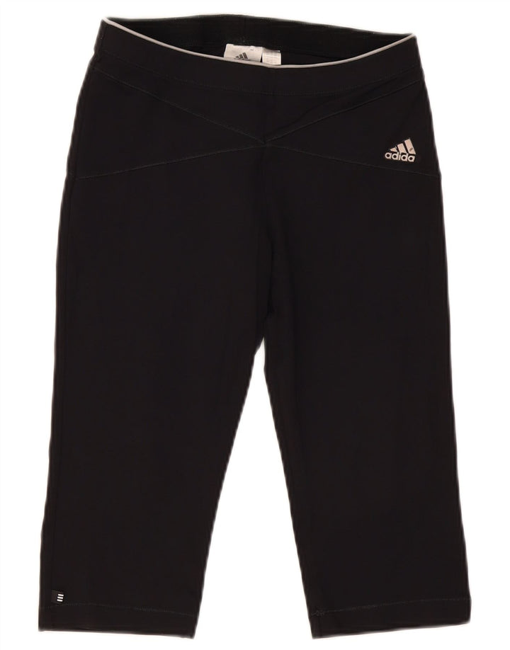 Adidas ženske kapri tajice UK 12 srednje crne poliamidne