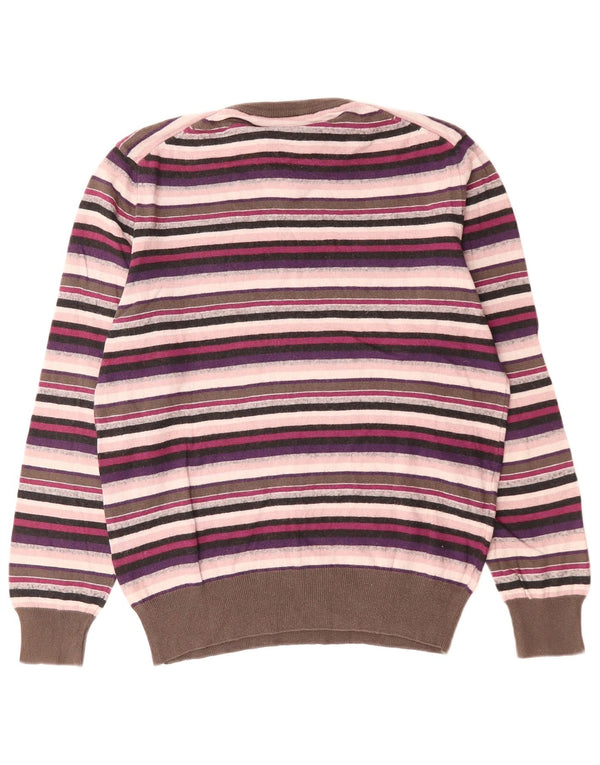 SERGIO TACCHINI Ženski džemper s V-izrezom UK 14 Srednji višebojni