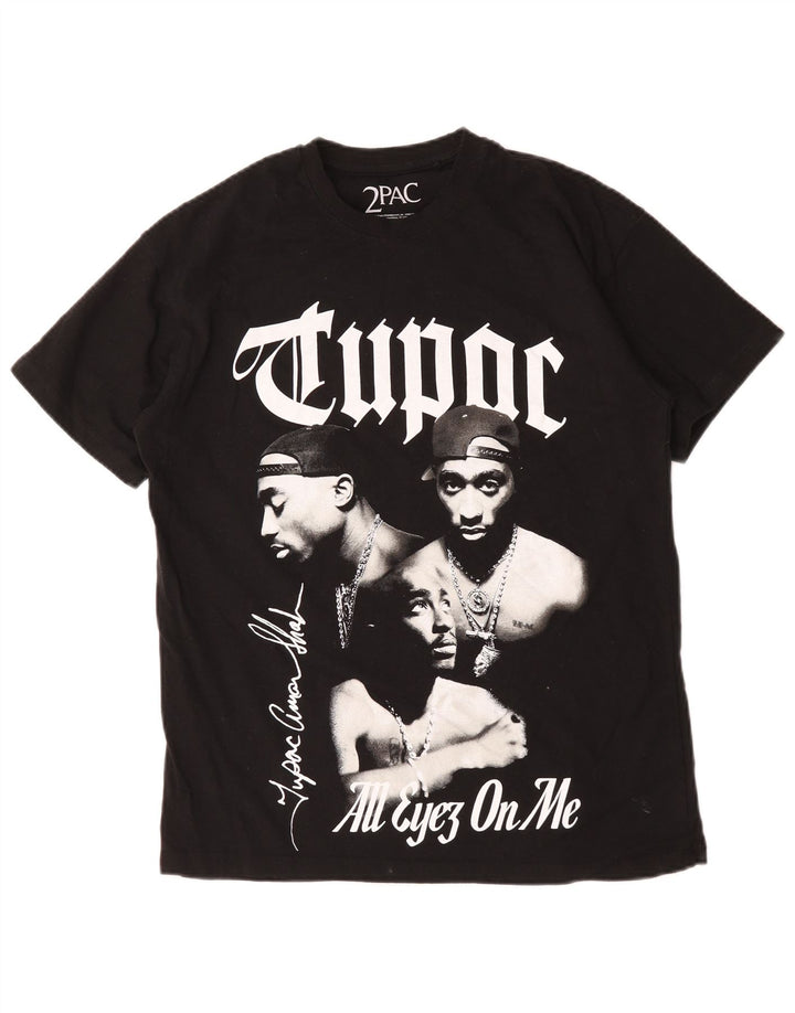 Pull & Bear Muška majica kratkih rukava 2 Pac Mala crna