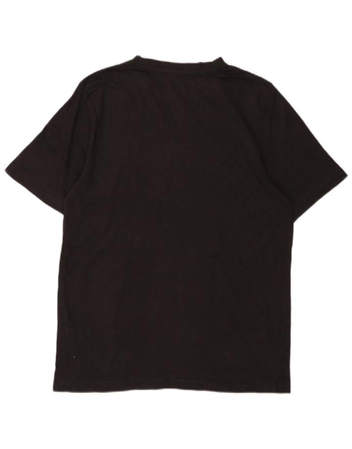 KAPPA Muška majica kratkih rukava s grafičkim motivima, veliki crni pamuk