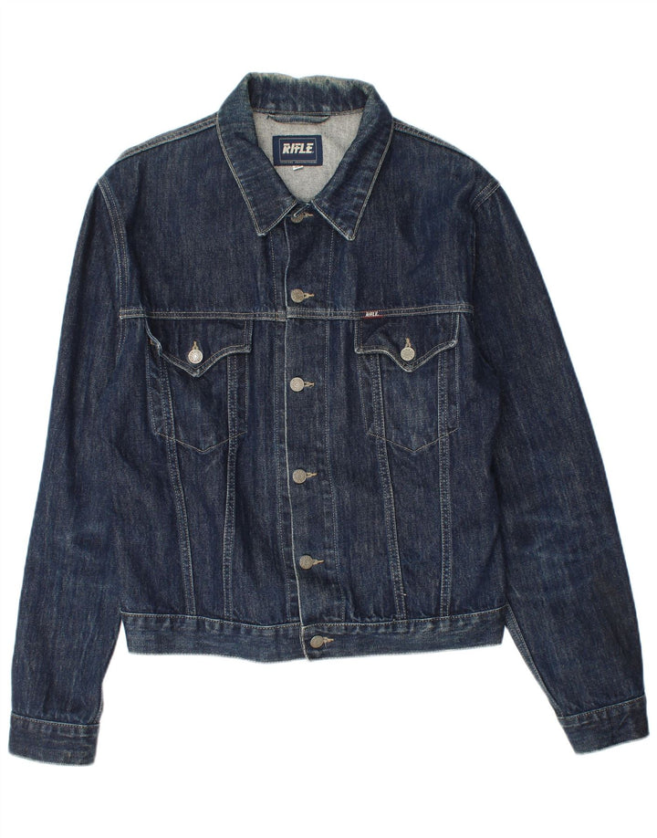 RIFLE Ženska traper jakna UK 18 XL tamnoplavi pamuk