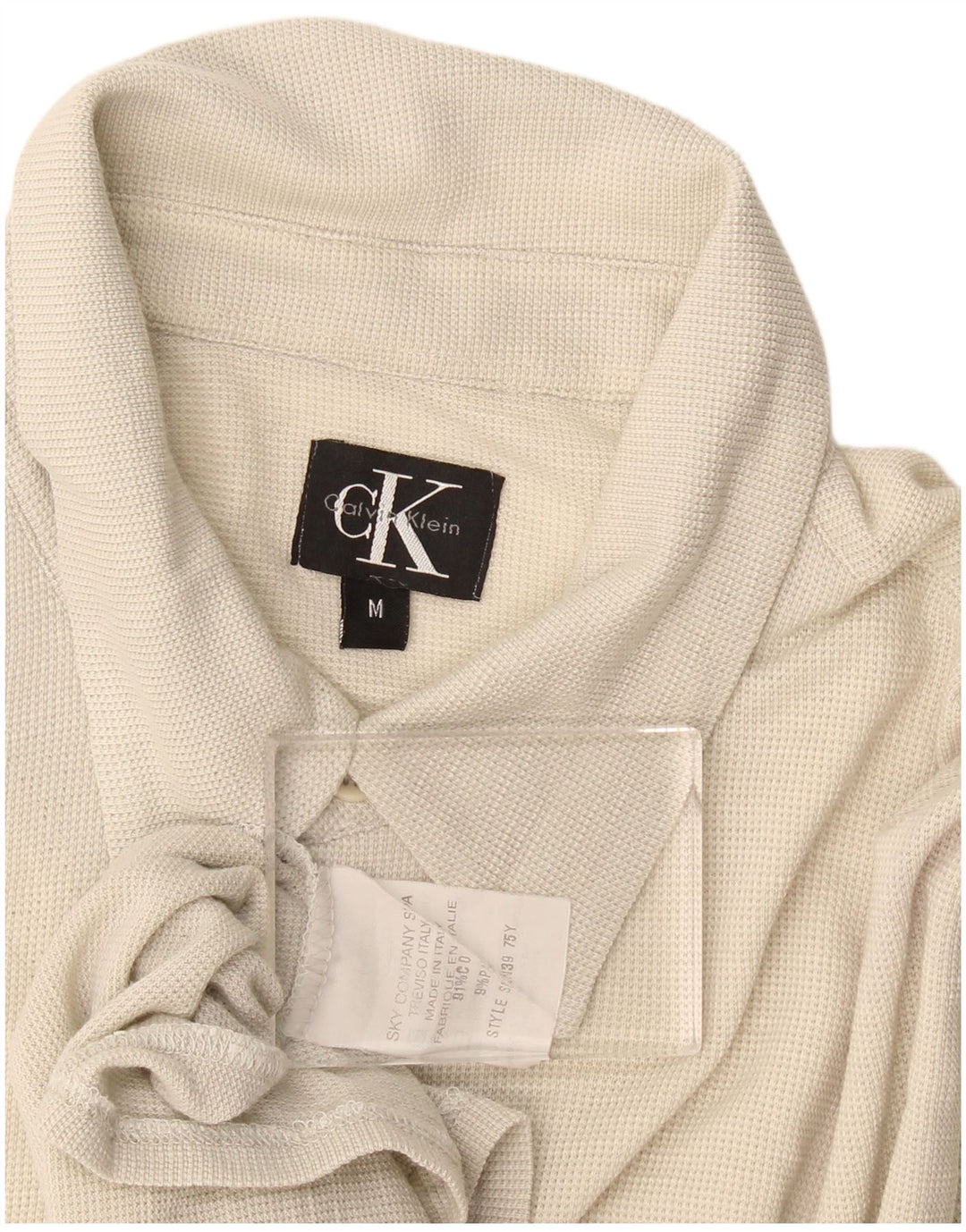 Calvin Klein muška košulja kratkih rukava Srednje bež pamuk