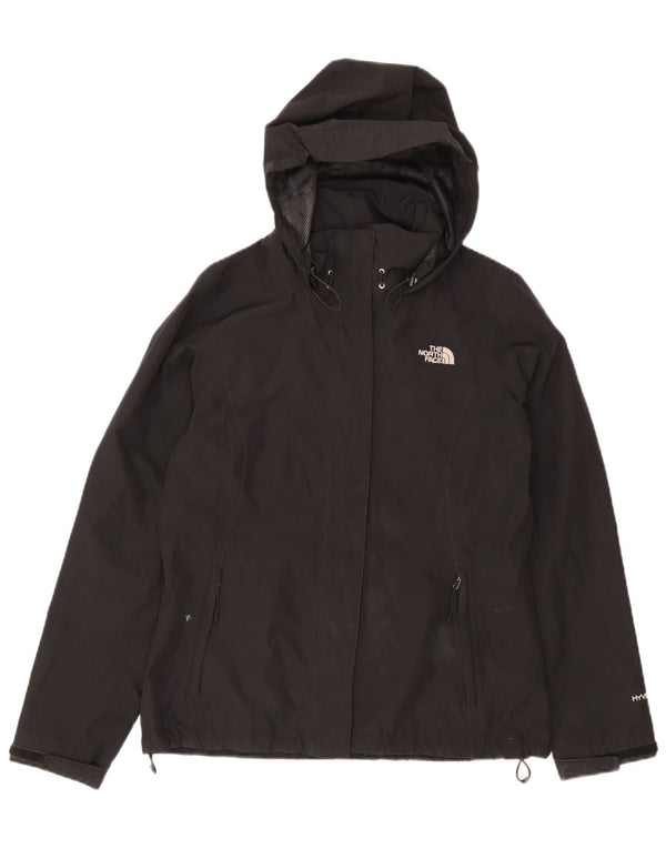 The North Face ženska kišna jakna s kapuljačom UK 14 srednji crni poliester