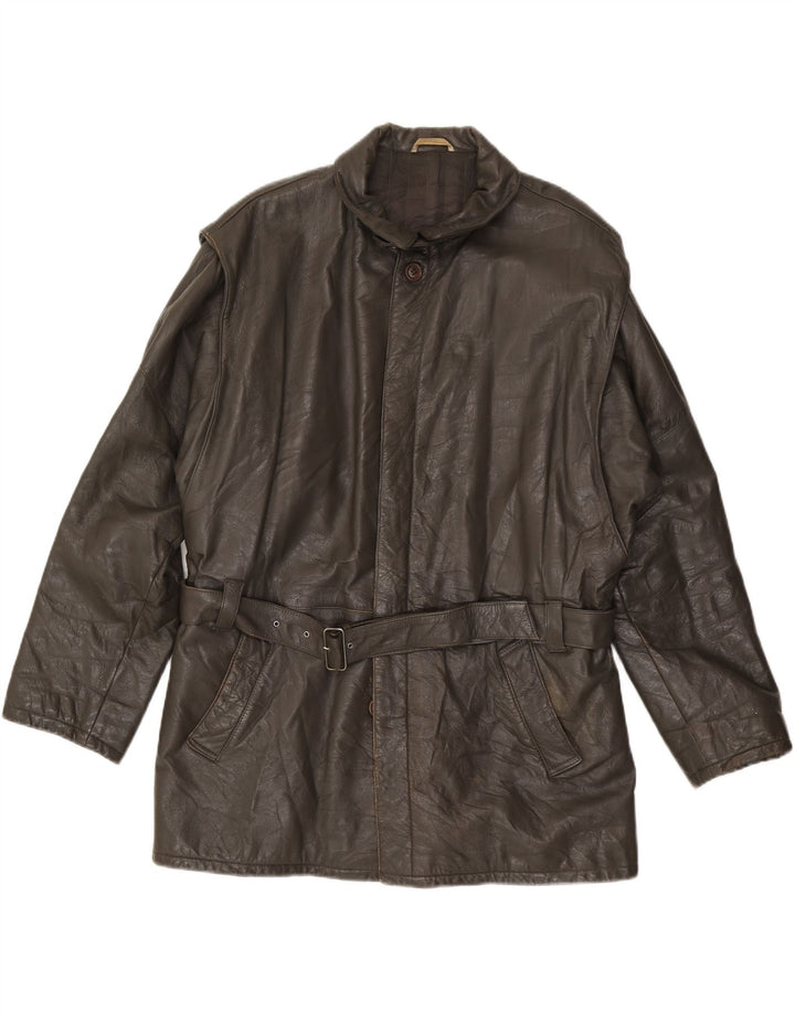 PICCINI muška kožna jakna IT 54 2XL smeđa koža