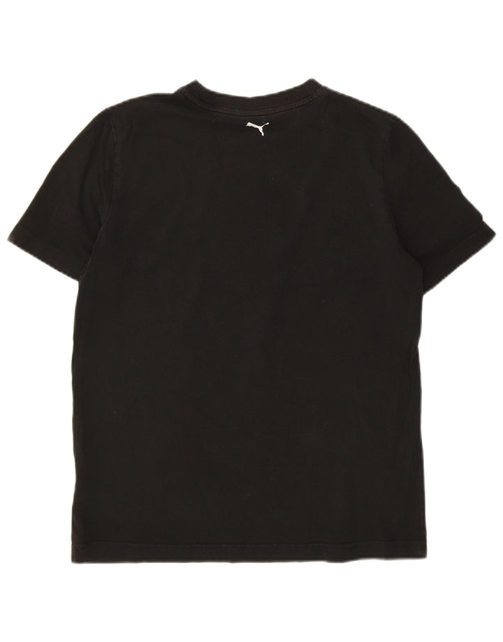 Puma Boys Graphic T-Shirt Top 15-16 Years Black