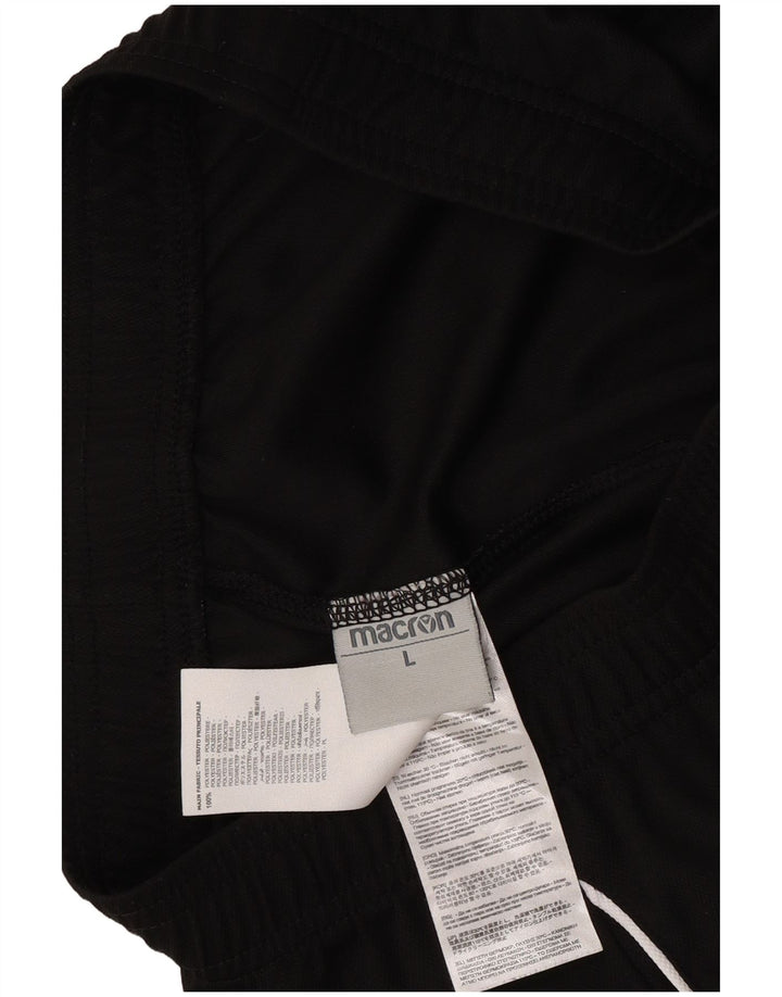 Macron muške kratke sportske hlače HELLAS VERONA veliki crni poliester