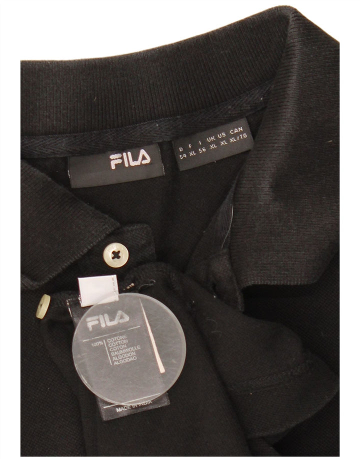 Fila muška polo majica XL crni pamuk