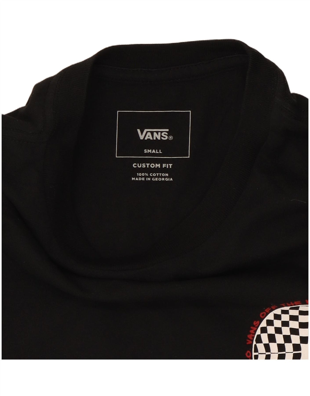 Vans Muška majica kratkih rukava s grafičkim motivima Mala crna pamučna majica
