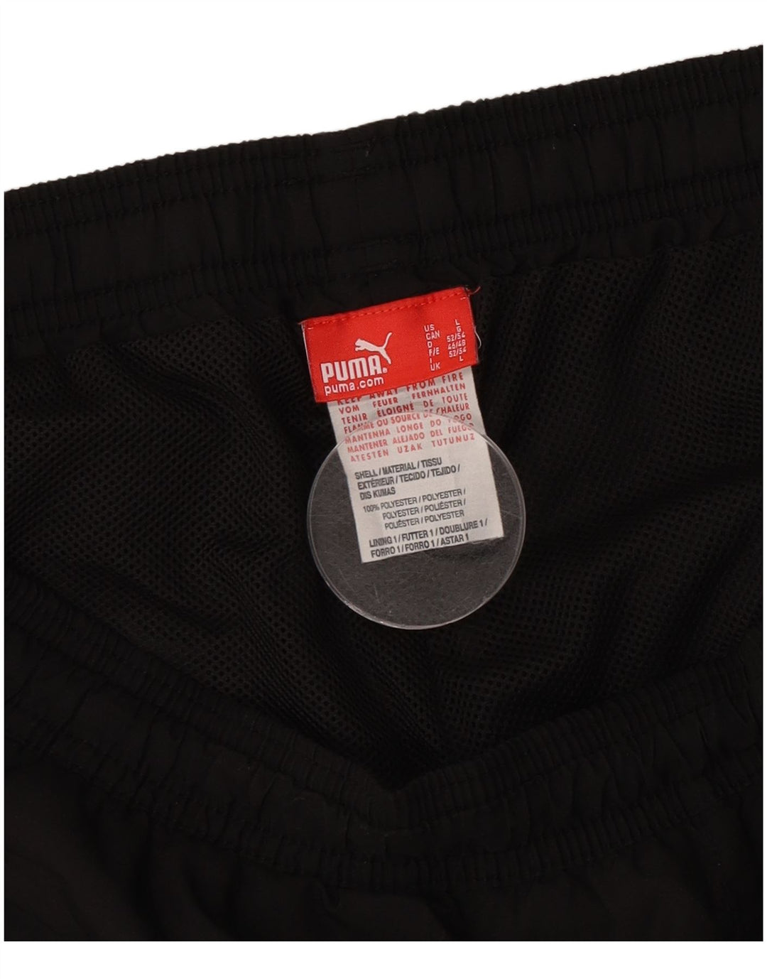 Puma muške hlače od trenirke Large Black Colourblock Poliester