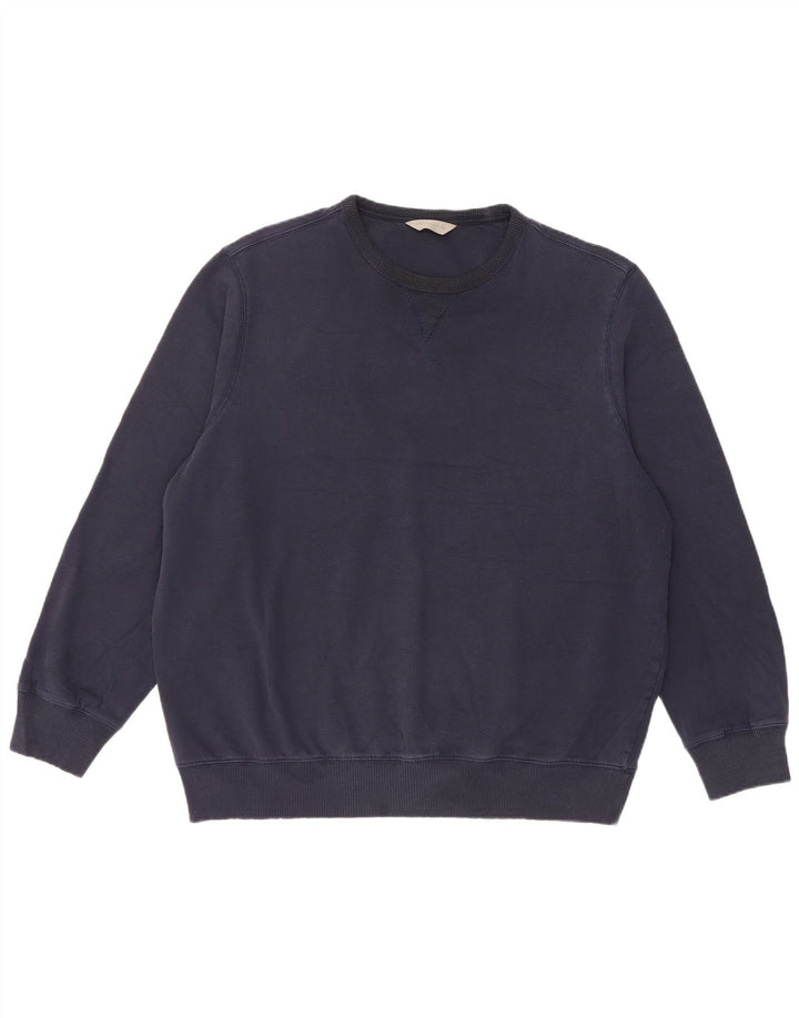 Marks & Spencer muški džemper 2XL tamnoplavi pamuk