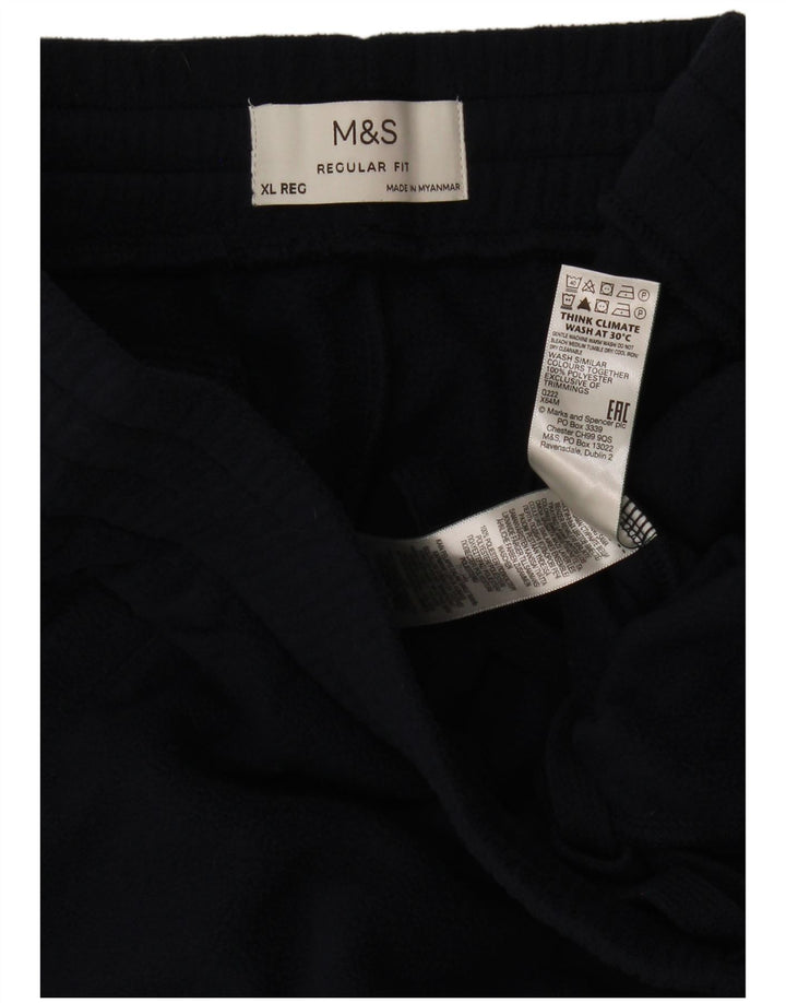 Marks & Spencer muške hlače od trenirke od flisa XL tamnoplavi poliester