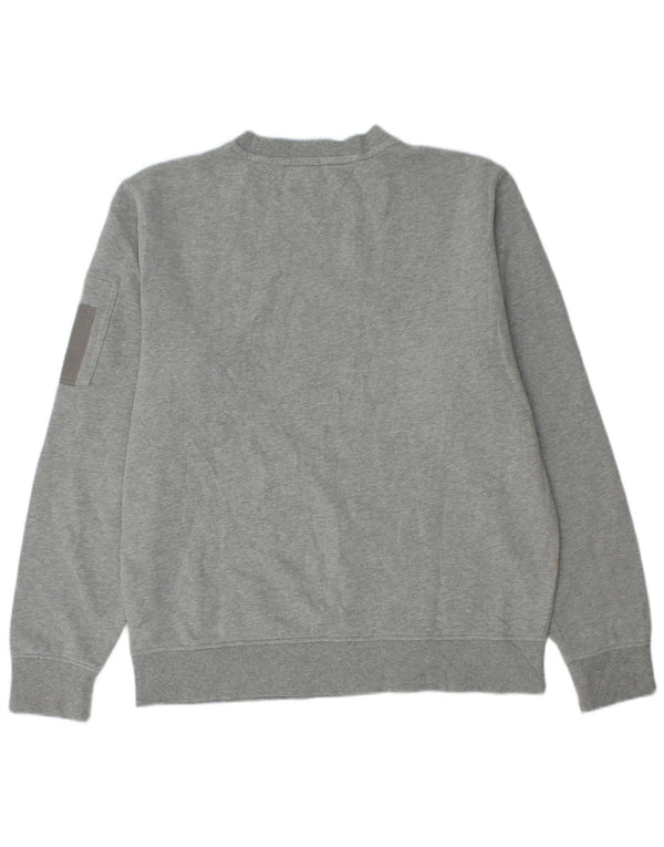 TOMMY HILFIGER Mens Vintage Fit Sweatshirt Jumper XL Grey Cotton