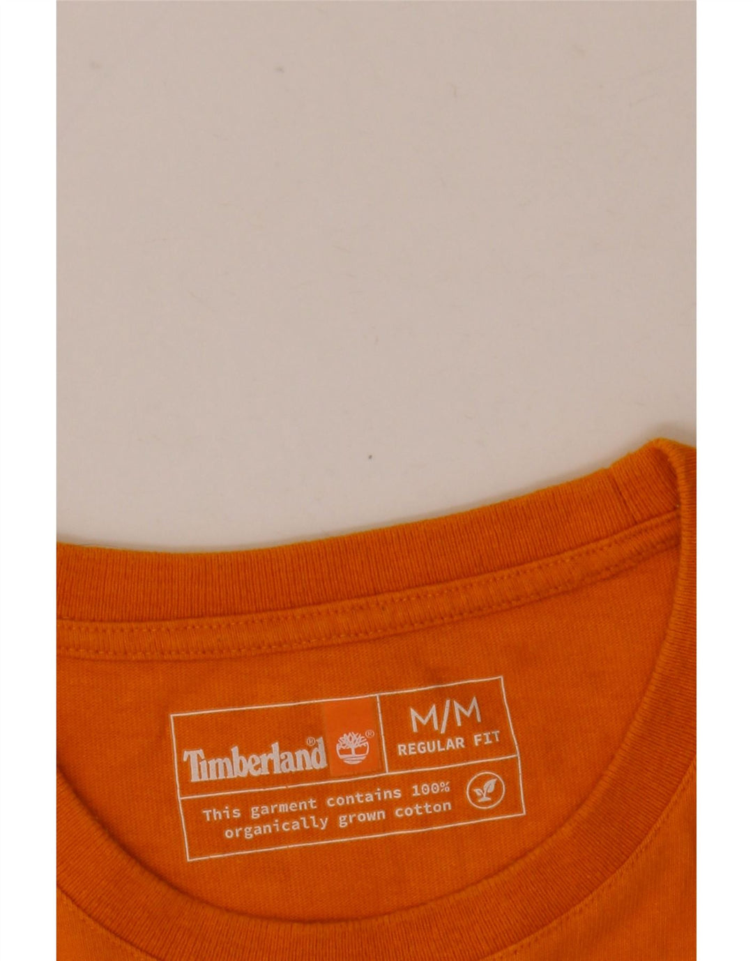 Timberland muška majica kratkih rukava Regular kroja srednje veličine, narančasti pamuk