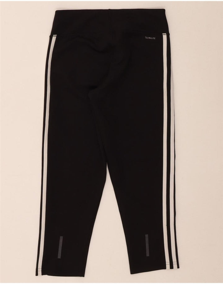 Adidas ženske Climalite Capri tajice UK 8/10 male crne poliesterske
