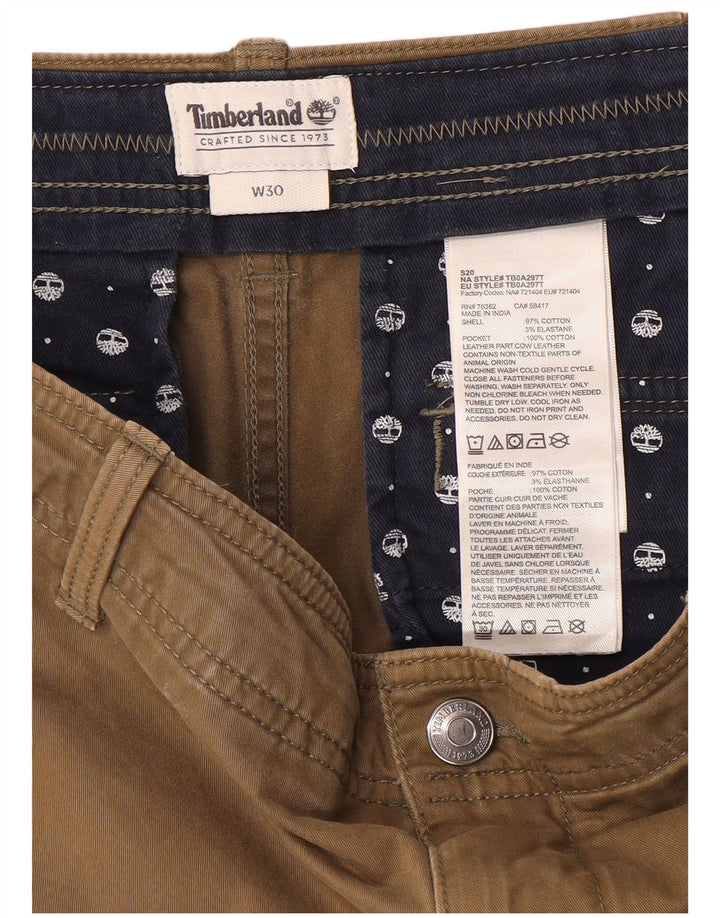 Timberland muške kargo kratke hlače W30 srednje bež pamuk