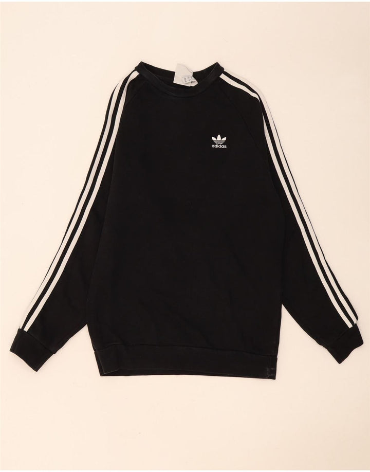 Adidas muški džemperi mali crni pamuk